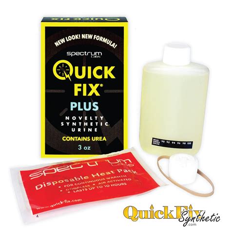 Test the temperature with the strip. . Quick fix urine amazon